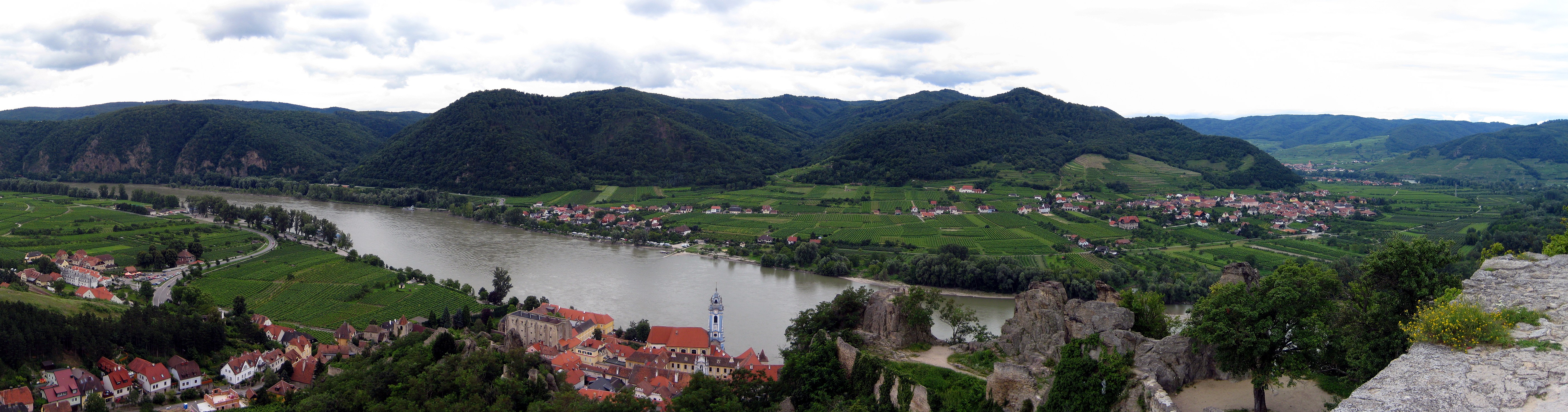 View from Durnstein Castle