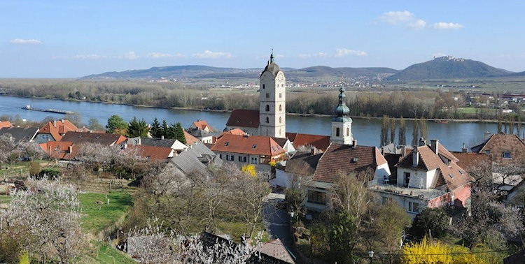 View of Krems and the Danube