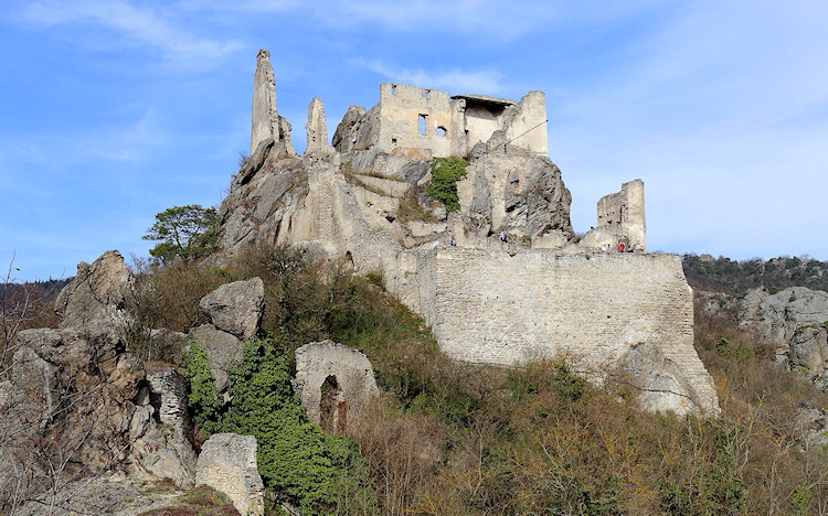 The ruins of Dürnstein castle